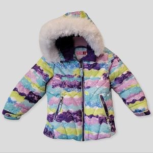 Weatherproof 32 Degrees Kid's Girl's Hooded Puffer Coat Jacket 2T Winter Snow
